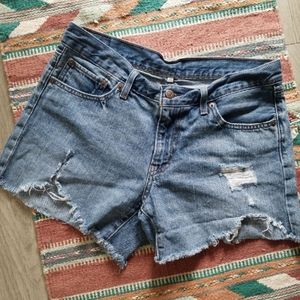 Levi's Distressed Shorts